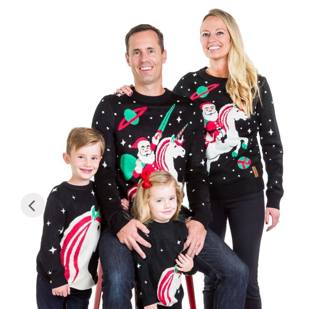 NWOT Santa Unicorn Sweater - Picture 6 of 7